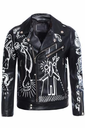 Leather biker jacket, zdjęcie 1 Leather biker jacket od Diesel Black Gold